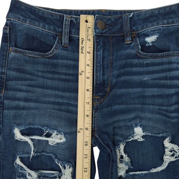American Eagle 360 Next Level Stretch Hi Rise Jegging Womens 8 Denim Jeans - Picture 4 of 15